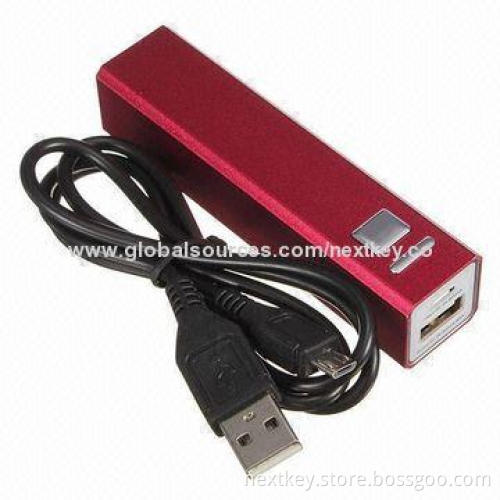 Universal USB Mobile Phone Chargers with 2,600mAh Capacity